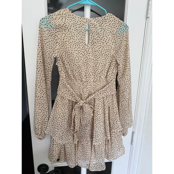 Japna Spring Polka Dot Ruffle Mini Dress size XS - Picture 9 of 10